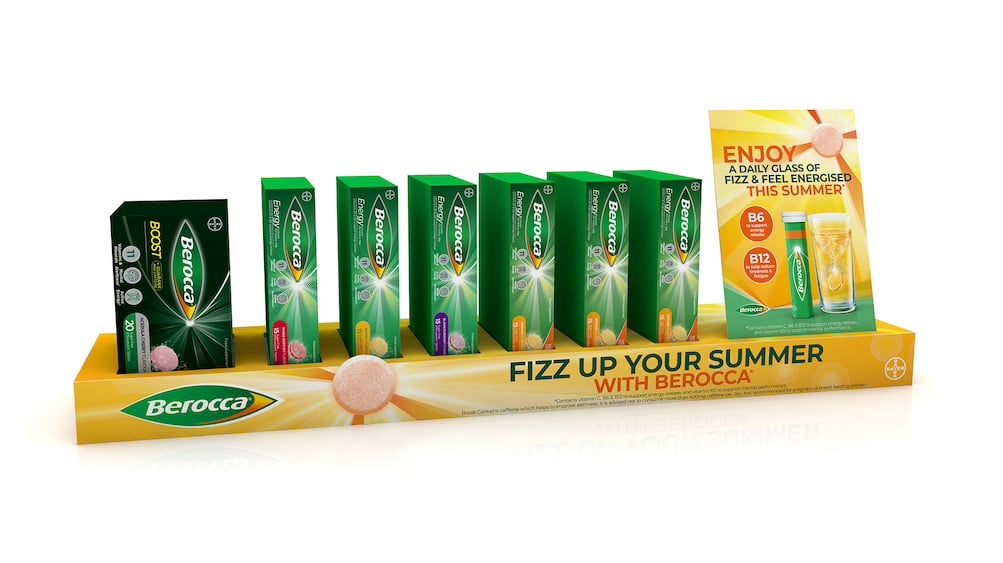 Berocca Summer POS Tray