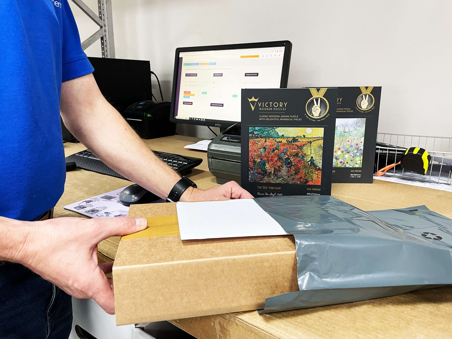 Victory Puzzles Fulfilment WMS Packing